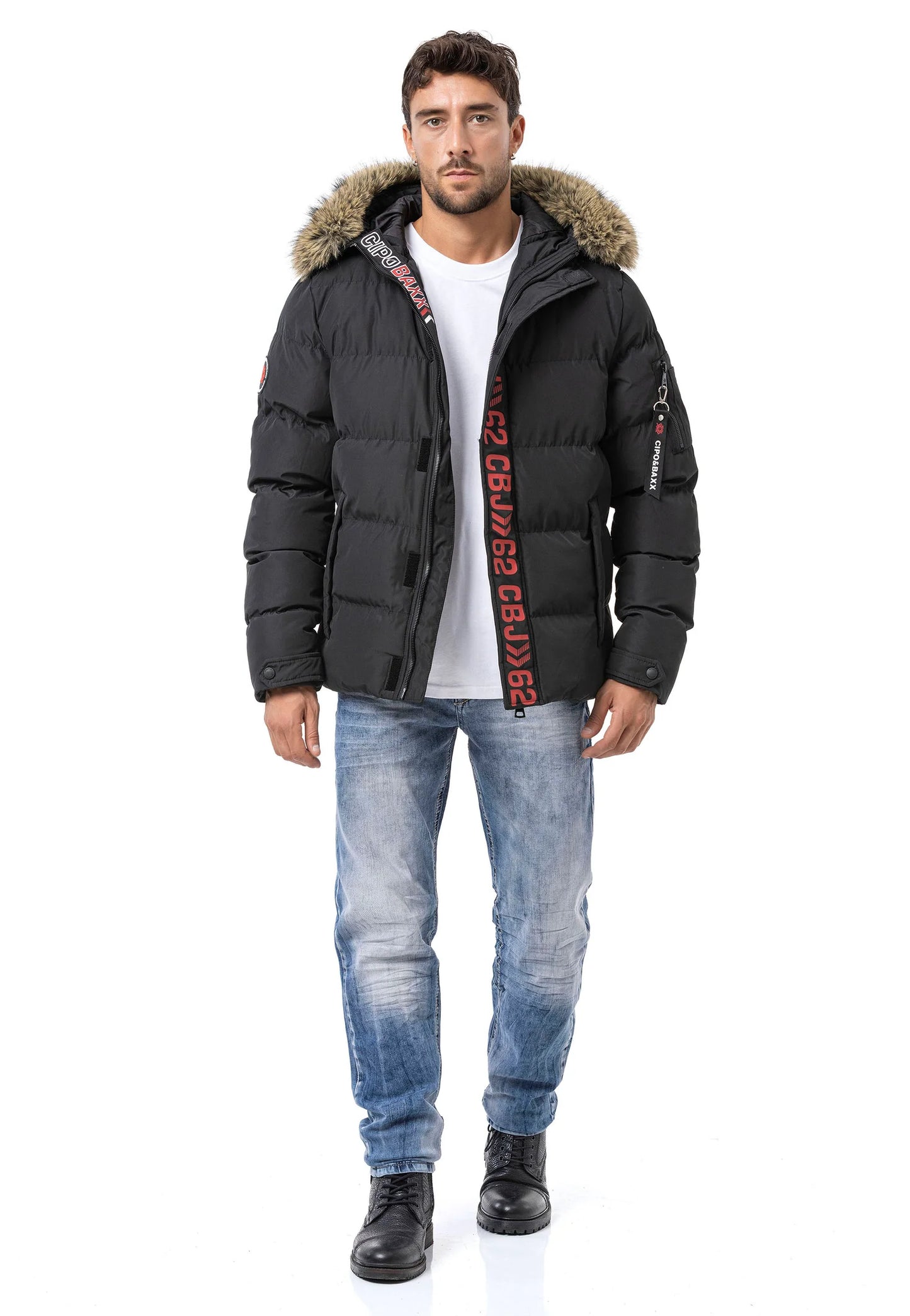 cipo & baxx heren winterjas