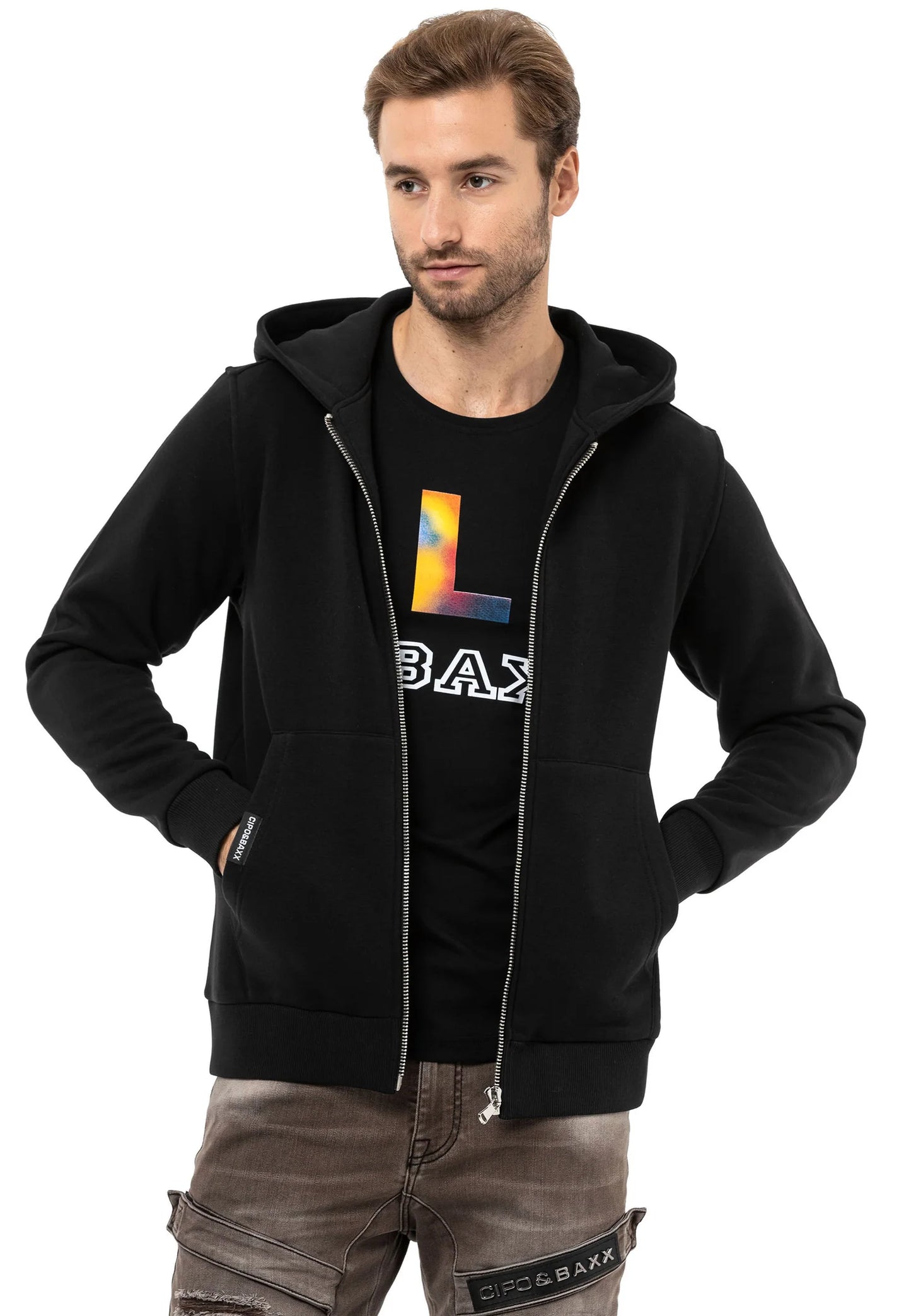 cipo & baxx heren sweatvest
