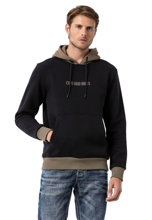 cipo & baxx heren hoodie sweatshirt