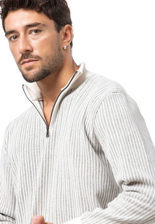 cipo & baxx herentrui/half-zip kraag